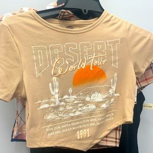 Cropped top for summer!